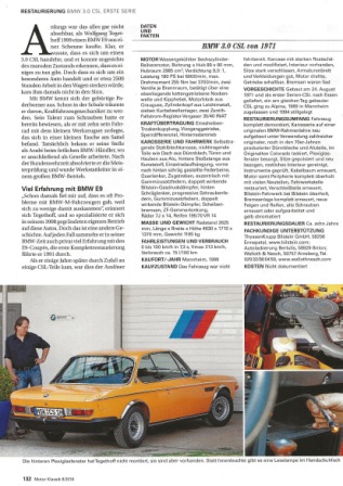 BMW 30 csl E9 2211337